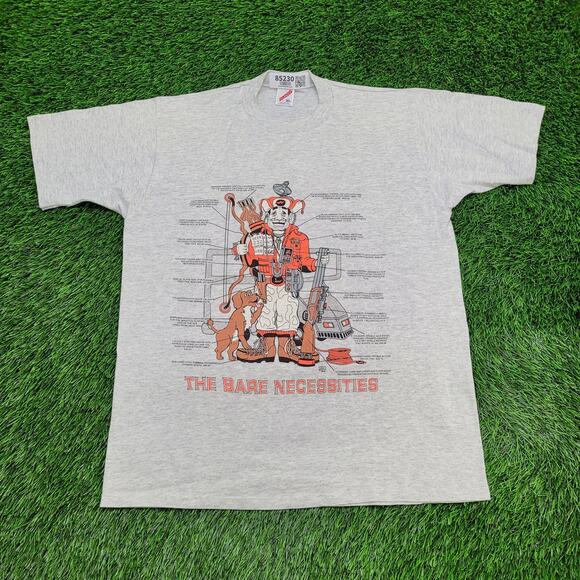 Vintage 1992 Funny Hunting Shirt Large 21x27 Bare-Necessities - Picture 1 of 14